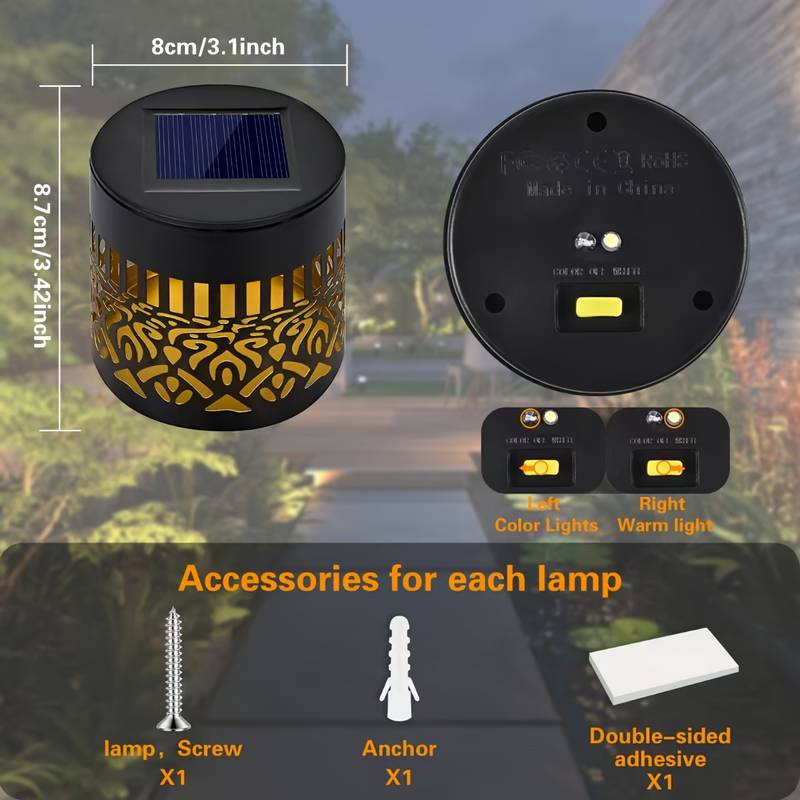 2-pak solarnych lamp ogrodowyc – Outdoor Lighting Ip65 recenzja i cena